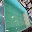 Obdélníkový bazén s královskými schody přes celou šíři v barvě světlé zelené - na poptávku